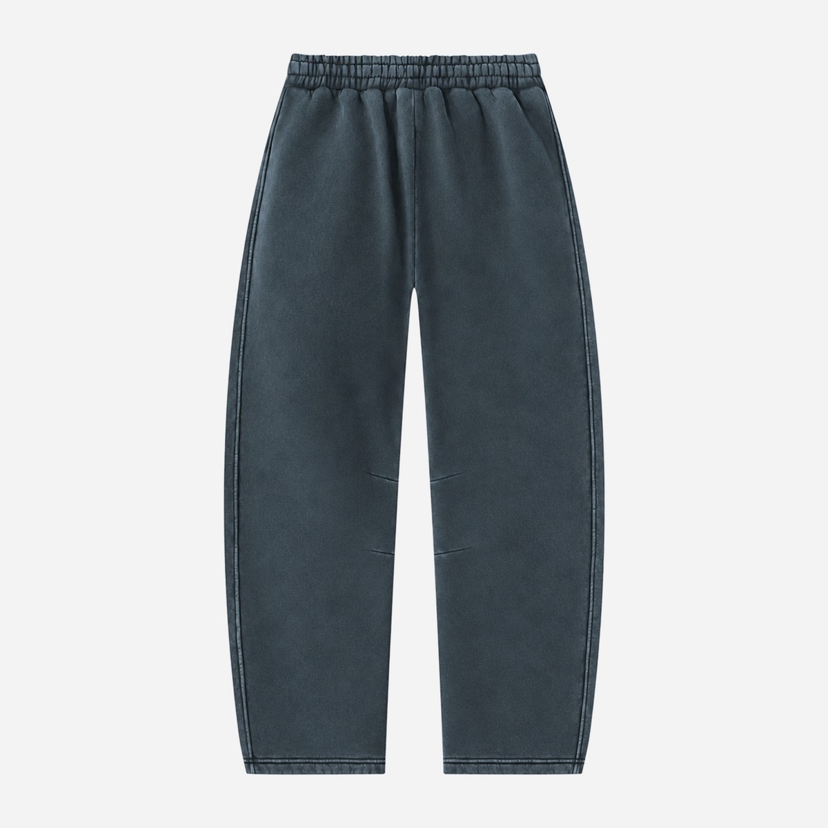Realm Oversized Barrel Leg Pants (Blue charcoal)