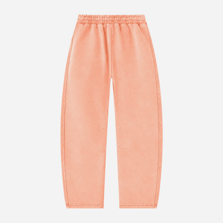 Realm Oversized Barrel Leg Pants (Peach)