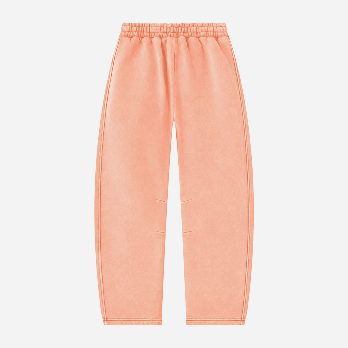 Realm Oversized Barrel Leg Pants (Peach)