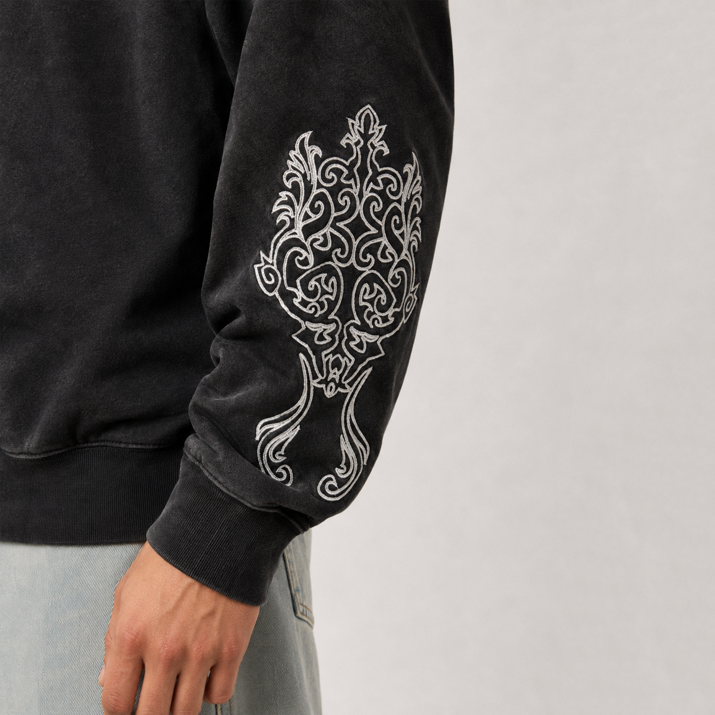Destined Death Hoodie Limited Edition, sleeve detail