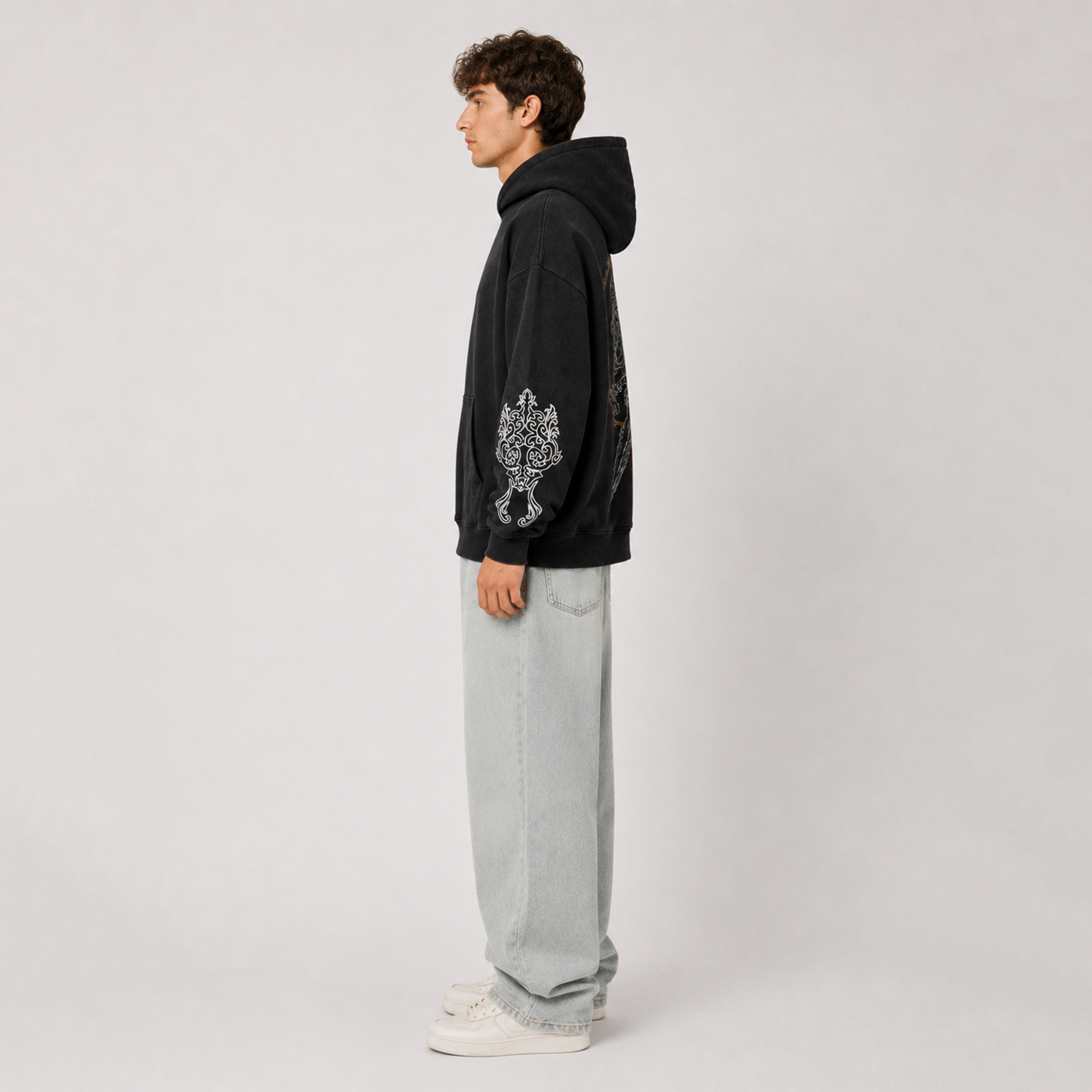 Destined Death Hoodie Limited Edition, side view