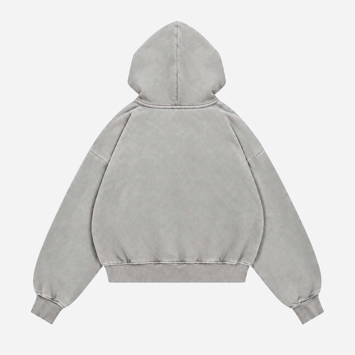 Realm Oversized Boxy Hoodie (Stone Grey)