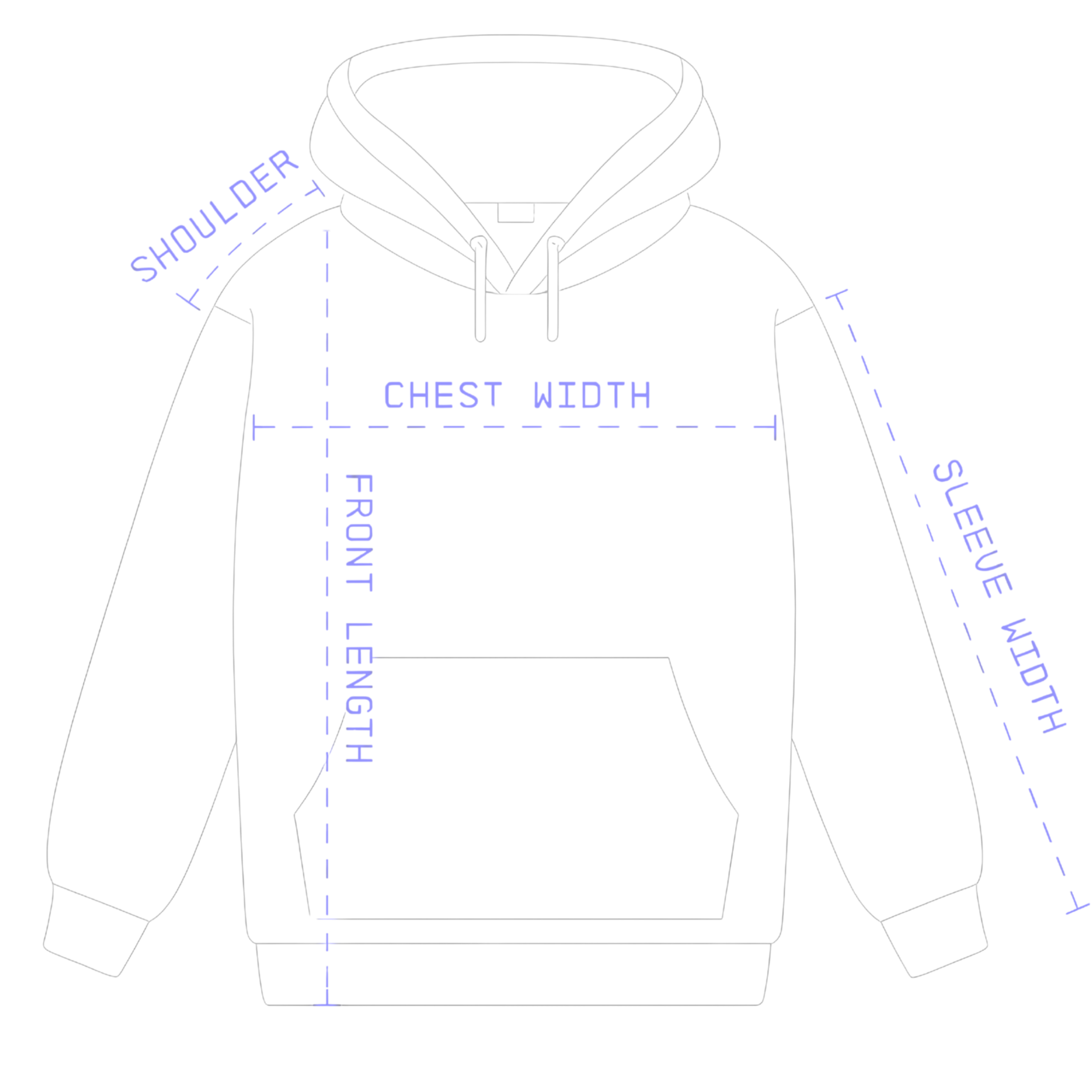 Size Chart Hoodies