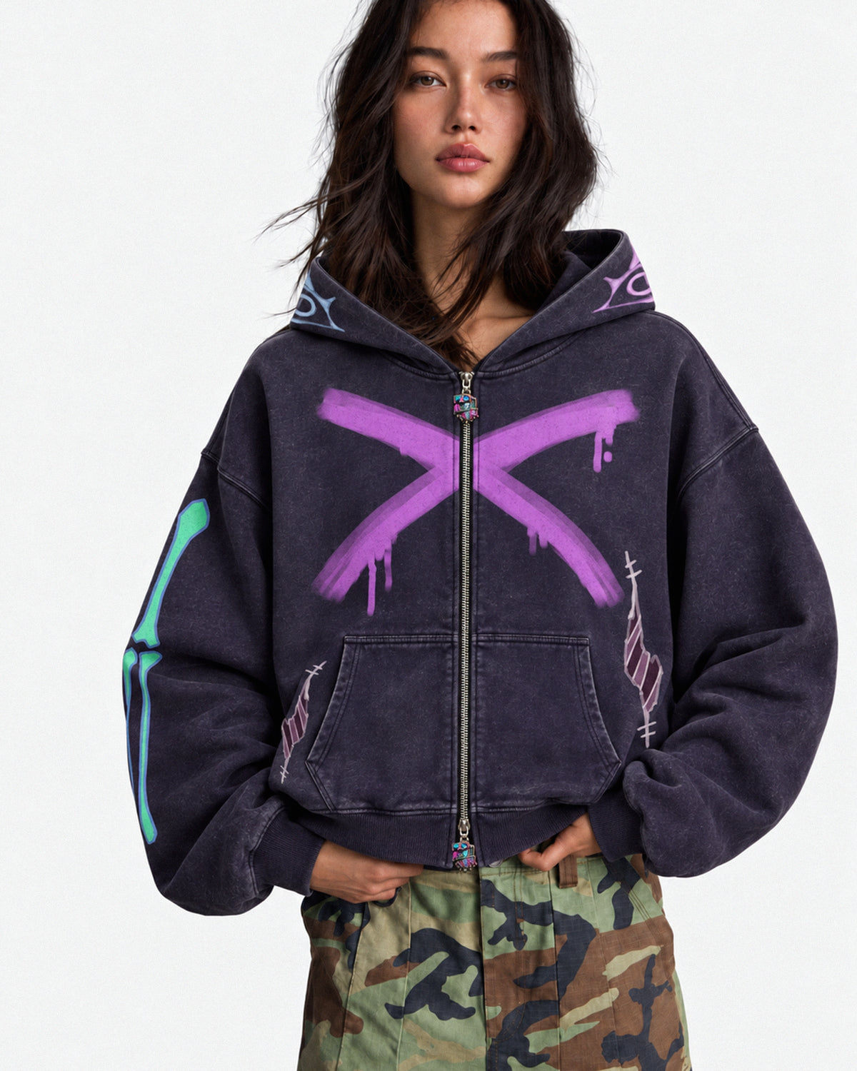Static Zip Hoodie ( Pre-Order : Shipped 20/12)