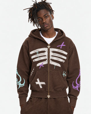 Timebreaker Zip Hoodie — On model